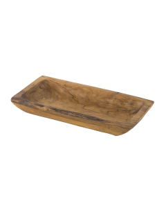 40x20x3cm Teak Rect Tray