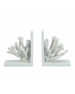 S/2 Faux Coral Bookend