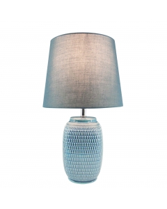 45x25cm Zen Living Blue Lamp 