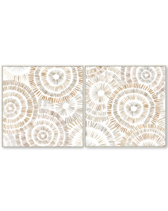 S/2 84CM Circles Framed CVS