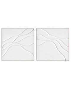 82x82CM 2/set Framed 100% Hand Painted Canvas -Pure