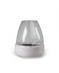 25CM Egg-shaped Candle/H-Wh