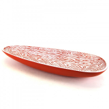 Medi 66CM Resin Platter Red