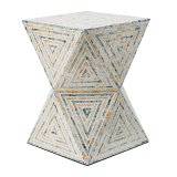 35x35x50cm Capiz Stool