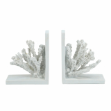 S/2 Faux Coral Bookend
