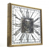 60CM Square Chateau Gear Clock