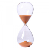 Hourglass sand timer orange