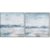 S/2 84cm CanvasFrm WinterShore