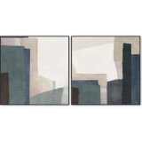 S/2 84  Framed Canvas Evening