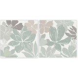 S/2 84CM FramdCanvasPaleLeaves