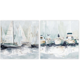 S/2 84CM FramdCanvas Marina