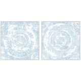 S/2 82x82CM China LinesFrame