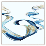 100x100cm canvas Ripple 