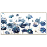 120x60CM  Navy Petals Canvas