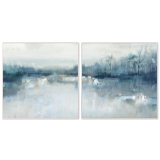 S/2 82x82cm  Frosty Shore 