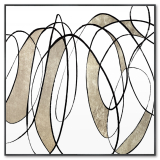 100x100CM Glow Framed Canvas
