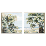2/Set 82 x 82CM Framed Canvas