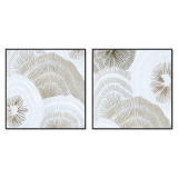 2/Set 82 x 82CM Framed Canvas