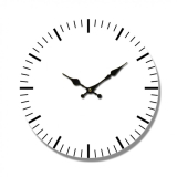 34cm White Wall Clock