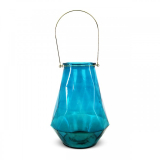 Padditon Glass Candle/H - Blue