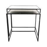 Set/2BellaRecNestTableBlackMir