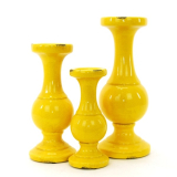 Shabby chic 29CM candle-Yellow