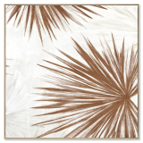 100x100CM Frame Canvas- Palm