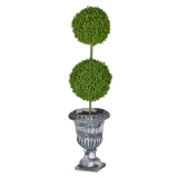 Two-Tier Round Faux Topiary - 