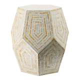 46x46x53cm Capiz Stool 