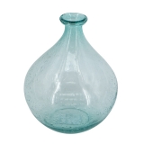 Wide Bubble Glass Bottle