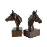 S/2 20CM Bookend Horse