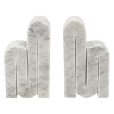 S/2 Marble Bookends