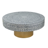 Capiz Coffee Table-Black