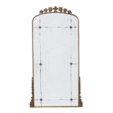 Antique Gold Floor Mirror