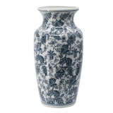 61cm Blue & White Vase