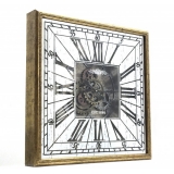 60CM Square Chateau Gear Clock