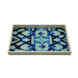 Luxe REC white marble tray