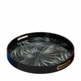 37CM Round Tray-Palm Leaf