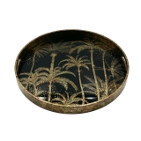 45CM Gold Palm Tree Tray