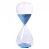 Hourglass sand timer blue