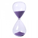 Hourglass sand timer purple