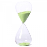 Hourglass sand timer lime