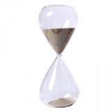 Hourglass sand timer gold