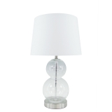 52x25cm Coastal Glass Lamp