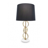 67x35Cm Gold Circles Lamp