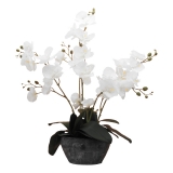 64CM White Orchid 4 Stems