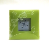 Glass Frame- green 3x3 inch