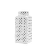 30CM White Hampton SQ Jar