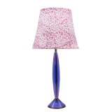 Lily Lilac lamp with shade