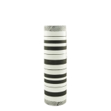 35CM Black n white Tribal Vase